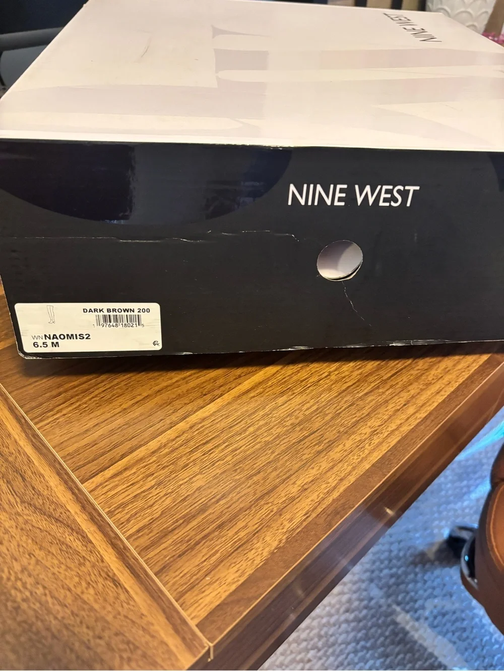 Nine West Dark Brown Shoe Box (Naomi S2)